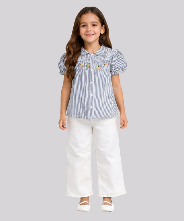 Girl's Casual Wide-Leg Pant