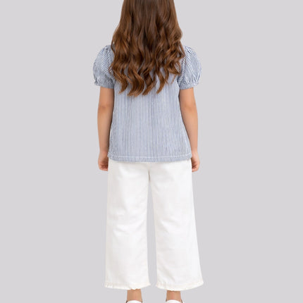 Girl's Casual Wide-Leg Pant – image 3