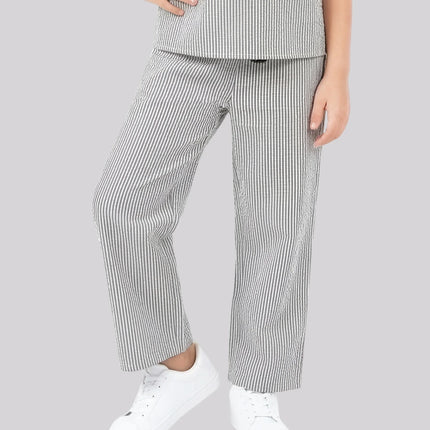 Girl's Striped Wide-Leg Pant – image 3