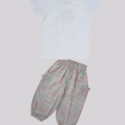 Baby Girl's Top & Harem Pant Set – image 2