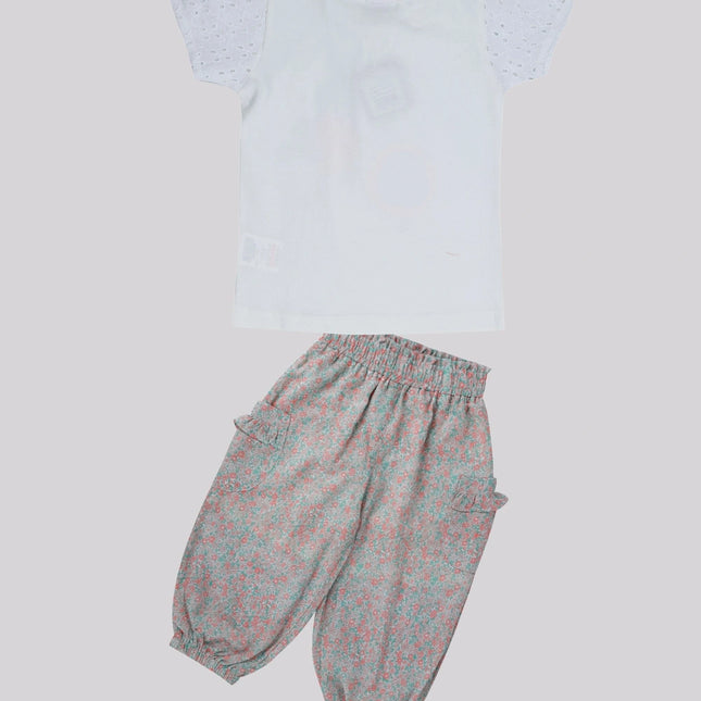 Baby Girl's Top & Harem Pant Set – image 2