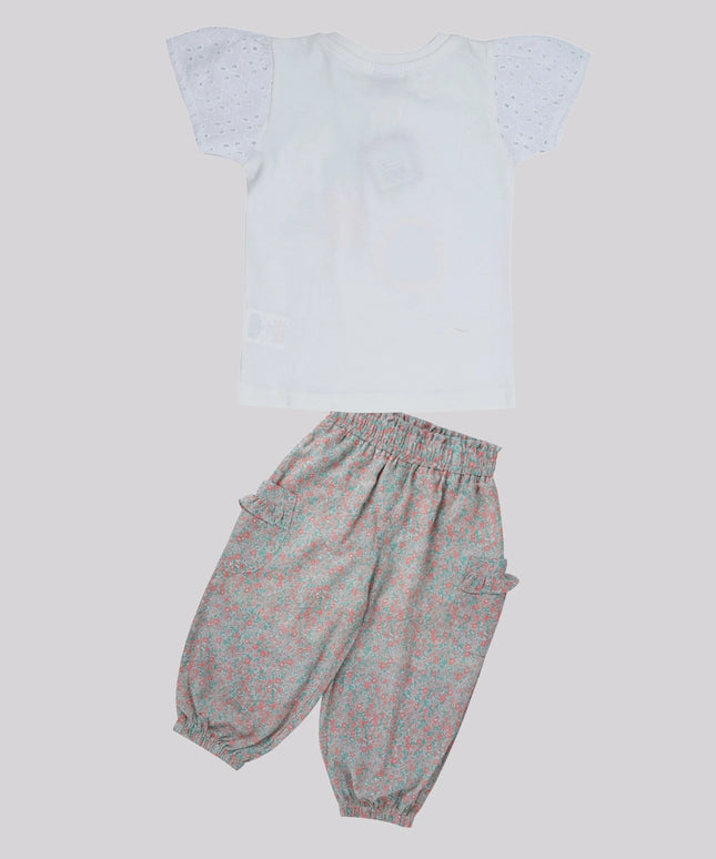 Baby Girl's Top & Harem Pant Set – image 2