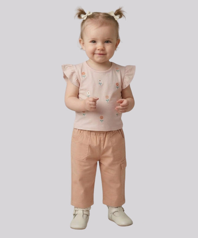 Baby Girl's Top & Pant Set