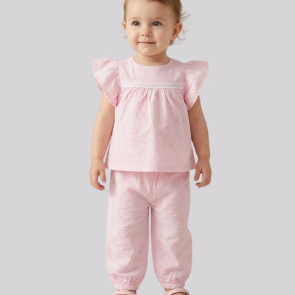Baby Girl's Top & Harem Pant Set