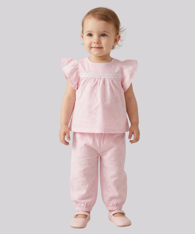 Baby Girl's Top & Harem Pant Set