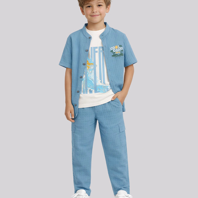 Boy's T-Shirt, Jacket & Pant Set