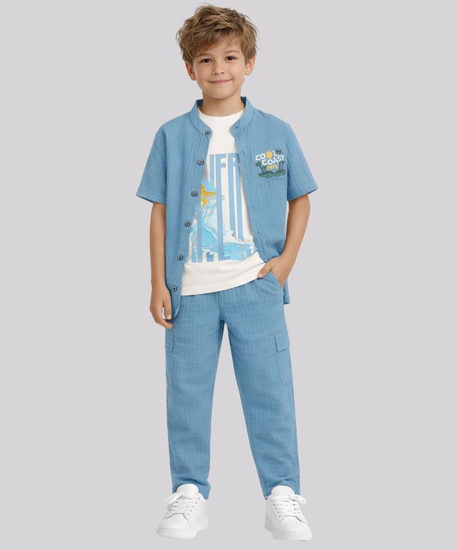 Boy's T-Shirt, Jacket & Pant Set