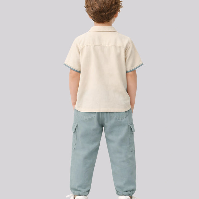 Boy's T-Shirt, Jacket & Pant Set – image 2
