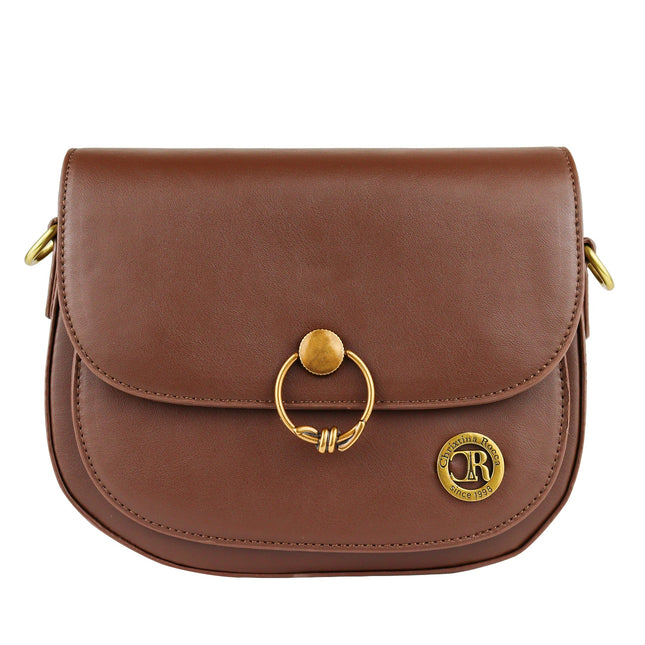 Chrixtina Rocca Womens Leather Shoulder Handbag-Impulse Warehouse UAE