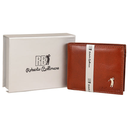 Roberto Ballmore Men's RFID Blocking, Hand-Crafted Leather Wallet-xpressionsstyle
