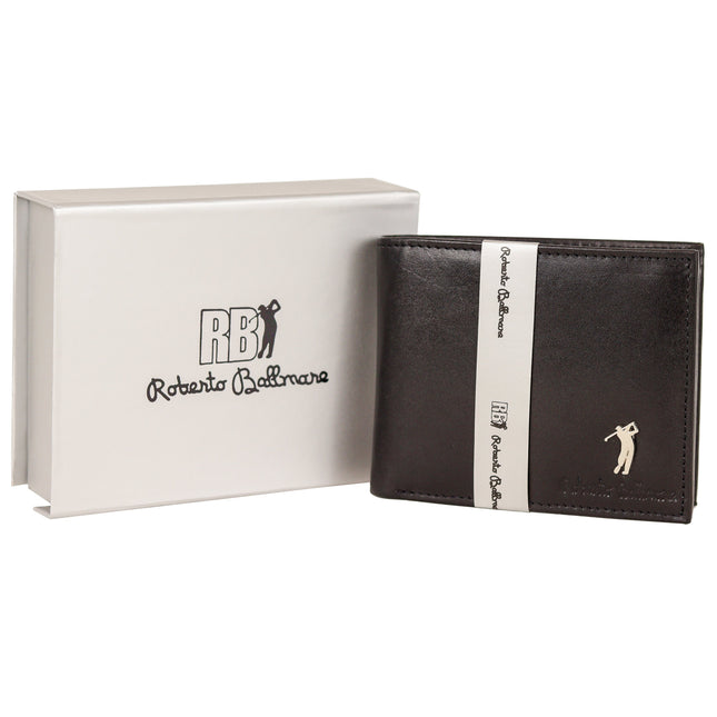 Roberto Ballmore Men's RFID Blocking, Hand-Crafted Leather Wallet-xpressionsstyle