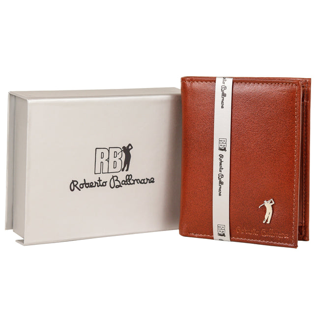 Roberto Ballmore Men's RFID Blocking, Hand-Crafted Leather Wallet-xpressionsstyle