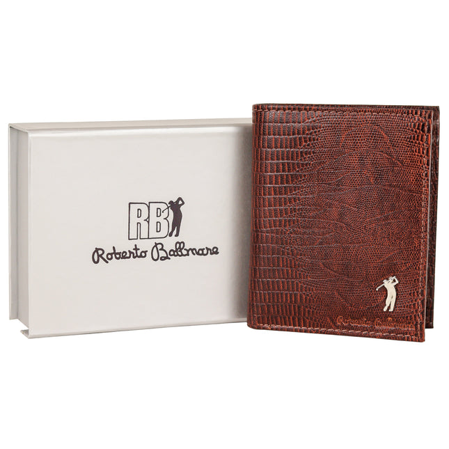 Roberto Ballmore Men's RFID Blocking, Hand-Crafted Leather Wallet-xpressionsstyle
