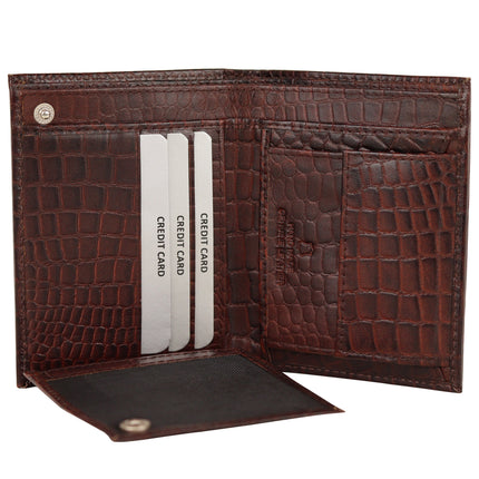 Roberto Ballmore Men's RFID Blocking, Hand-Crafted Leather Wallet-xpressionsstyle