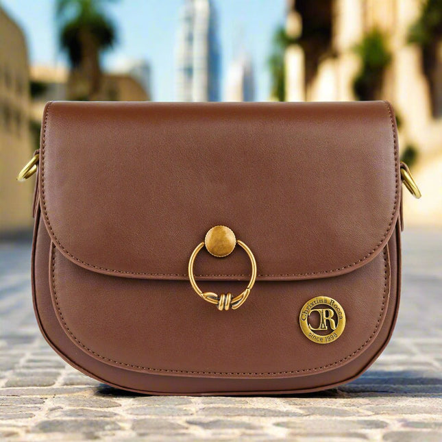 Chrixtina Rocca Womens Leather Shoulder Handbag-Impulse Warehouse UAE