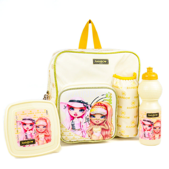 Rainbow High 3 in 1 Backpack Set for Toddler Preschool Kindergarten Kids-xpressionsstyle