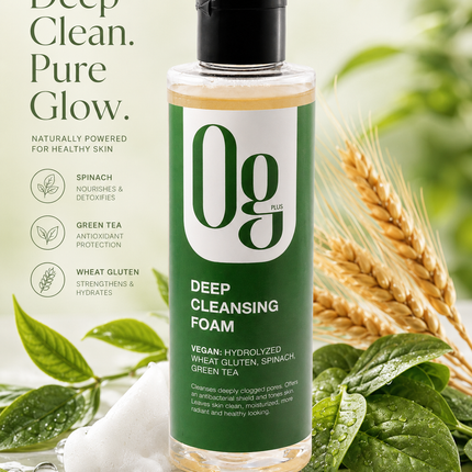 OG Plus Deep Cleansing Foam – Vegan Face Cleanser