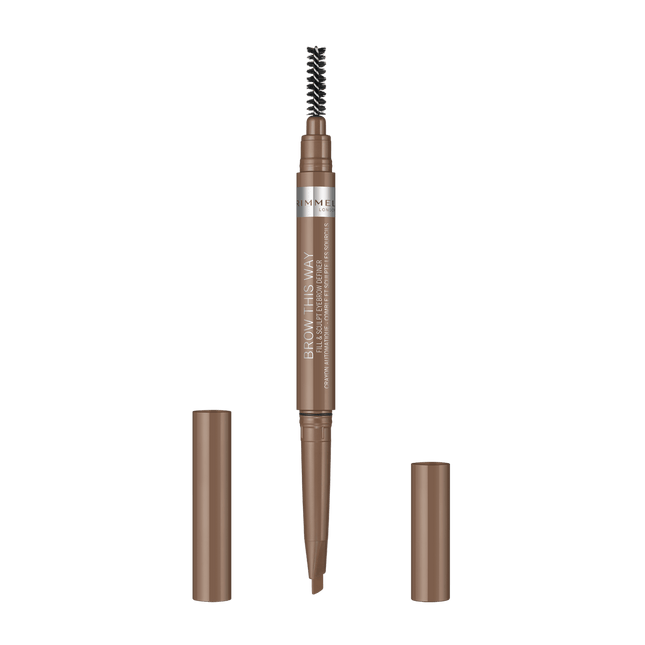 Rimmel London Brow This Way 2-In-1 Filler & Fixer Eyebrow Definer Blonde - 001-xpressionsstyle