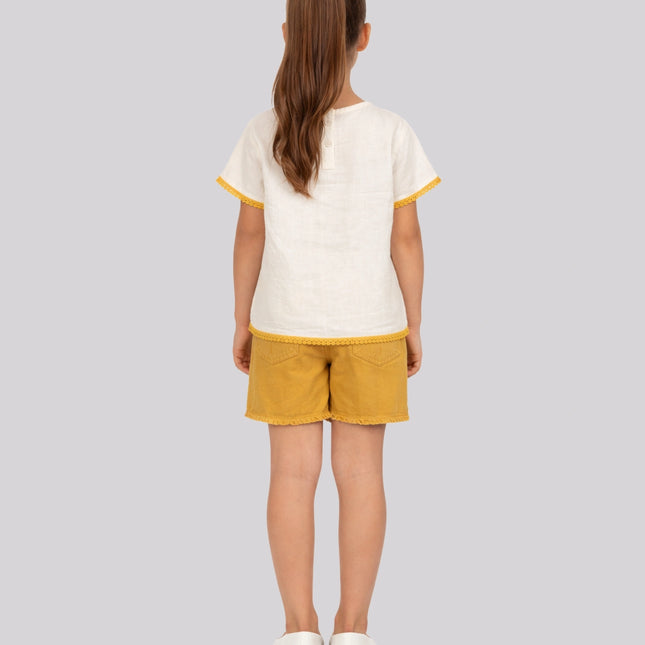 Girl's Casual Denim Shorts – image 2