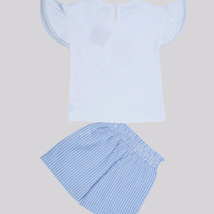 Baby Girl's Top & Shorts Set – image 2