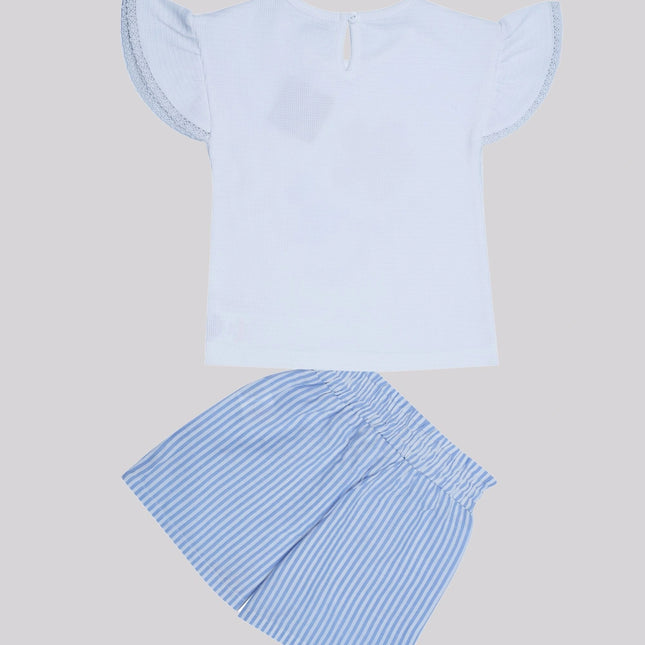 Baby Girl's Top & Shorts Set – image 2