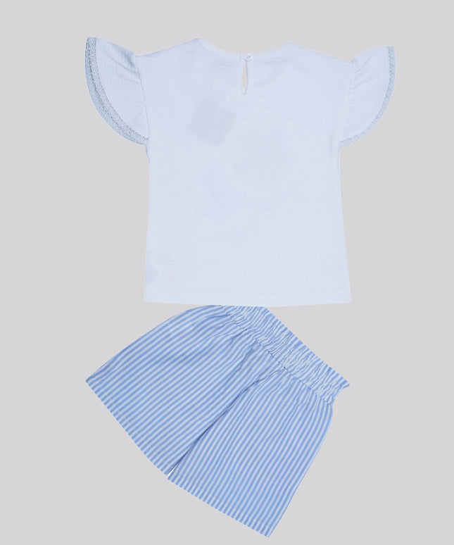 Baby Girl's Top & Shorts Set – image 2