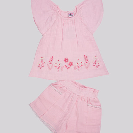 Baby Girl's Top & Shorts Set – image 2