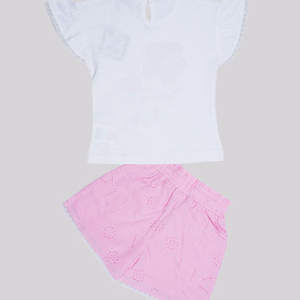 Baby Girl's Top & Shorts Set – image 3