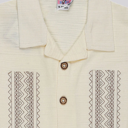 Baby Boy's Casual Shirt & Short Set – image 3