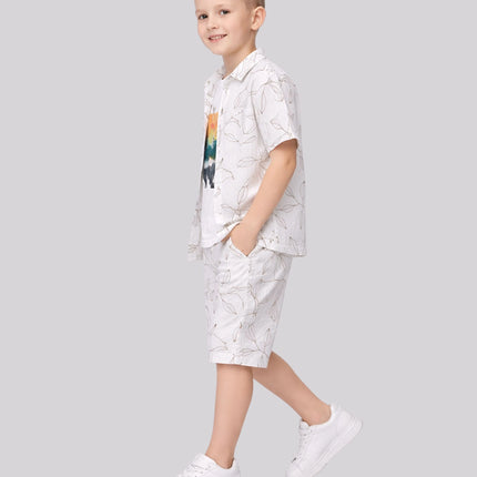Boy's T-Shirt, Jacket & Short Set – image 3