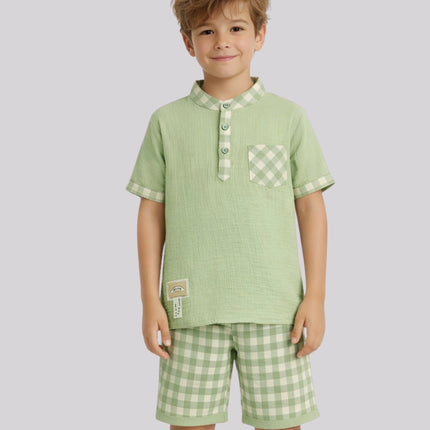 Boy's Short Kurta & Short Set