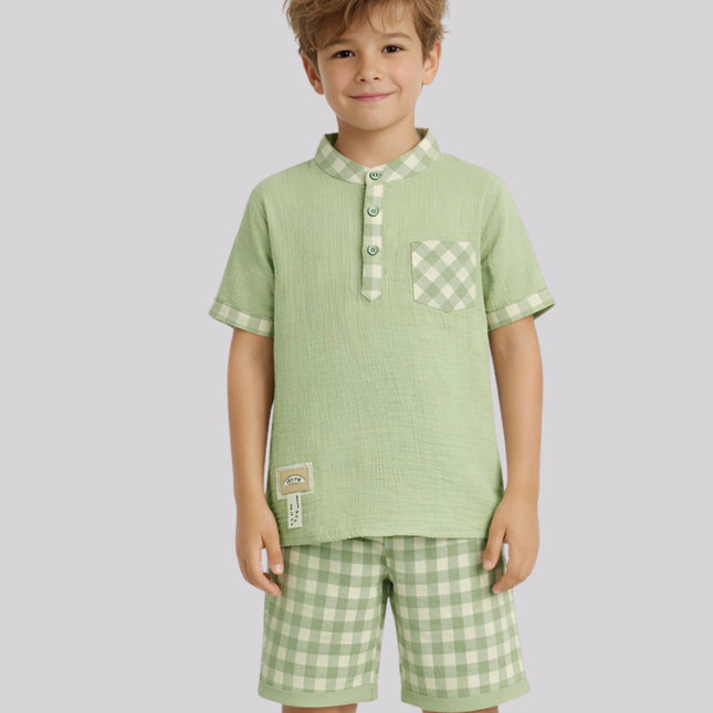 Boy's Short Kurta & Short Set