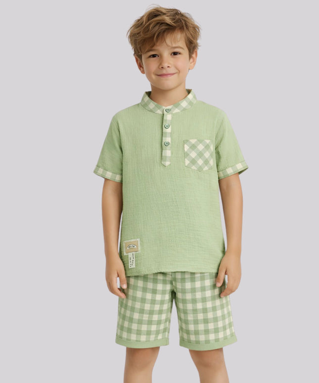 Boy's Short Kurta & Short Set