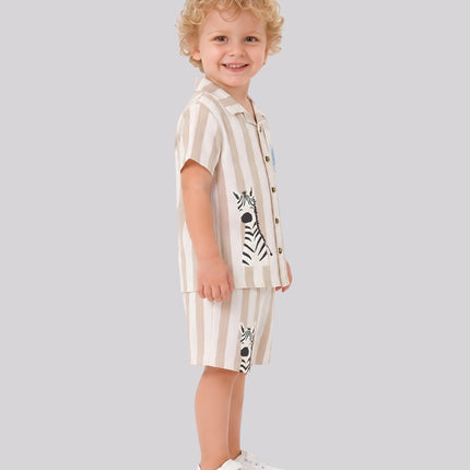 Baby Boy's Shirt & Shorts Set – image 2