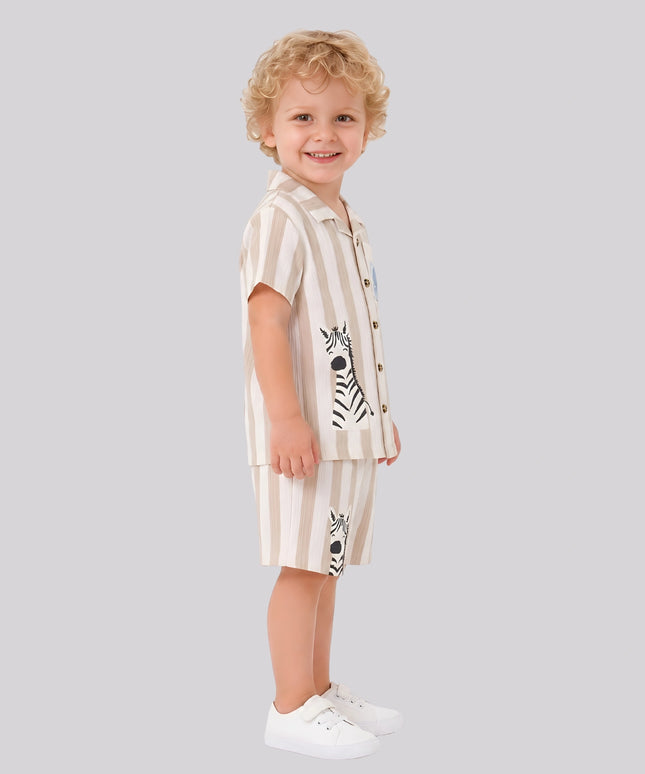 Baby Boy's Shirt & Shorts Set – image 2
