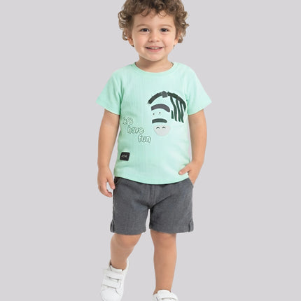 Baby Boy's T-Shirt & Short Set
