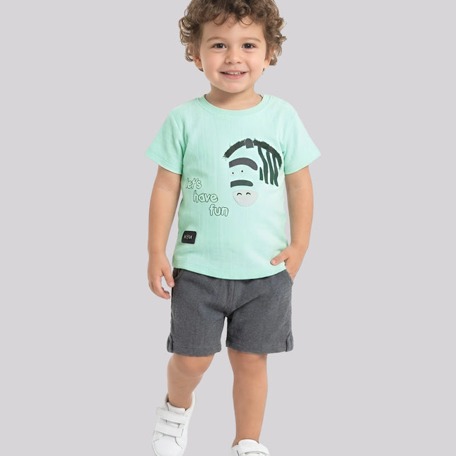 Baby Boy's T-Shirt & Short Set