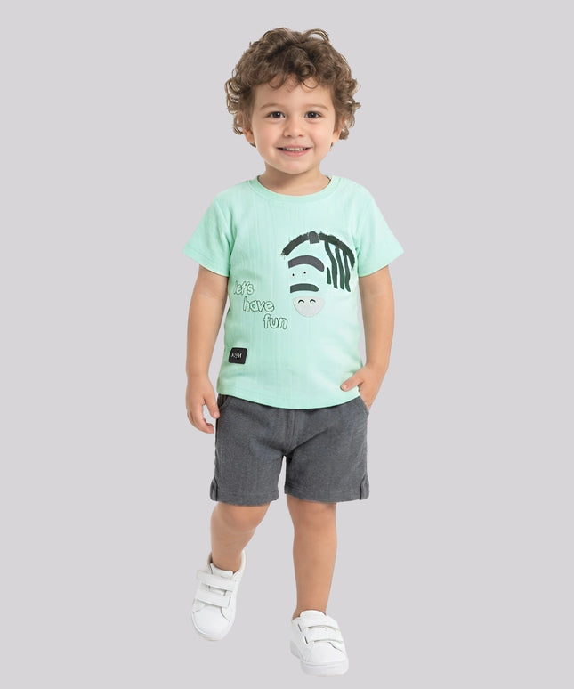 Baby Boy's T-Shirt & Short Set