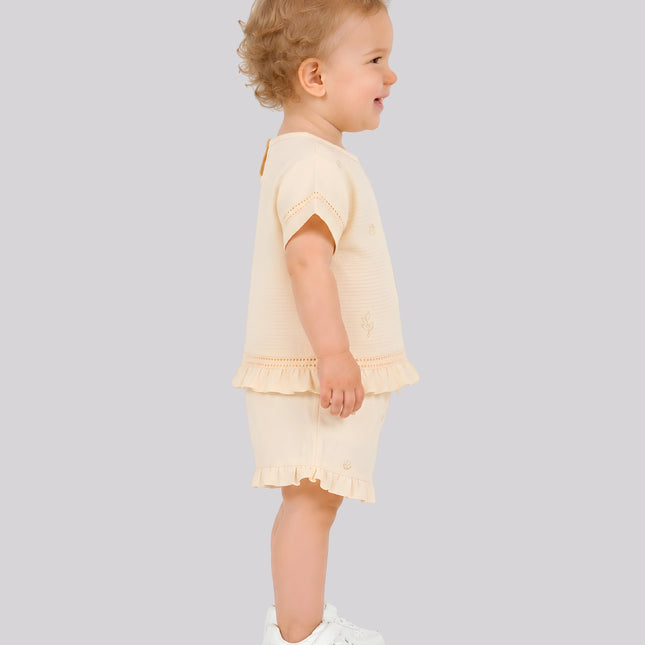 Baby Girl's Top & Shorts Set – image 2