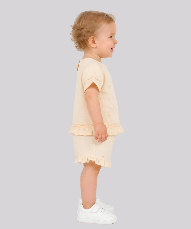 Baby Girl's Top & Shorts Set – image 2