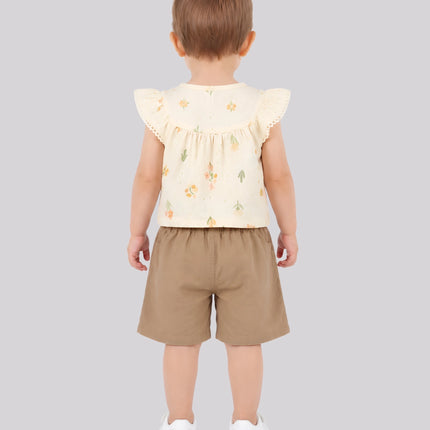 Baby Girl's Top & Shorts Set – image 3