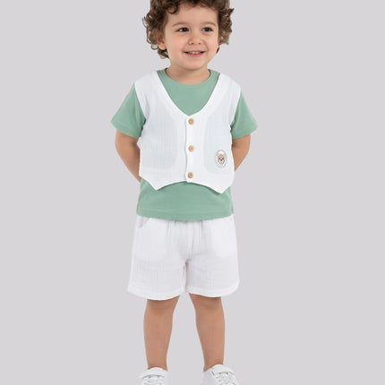 Baby Boy's T-Shirt & Shorts Set