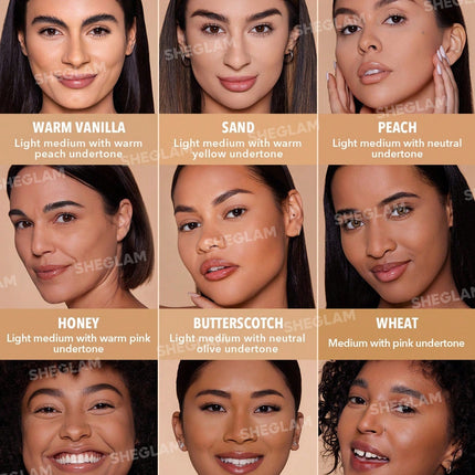 Sheglam Skin-Focus High Coverage Powder Foundation-xpressionsstyle