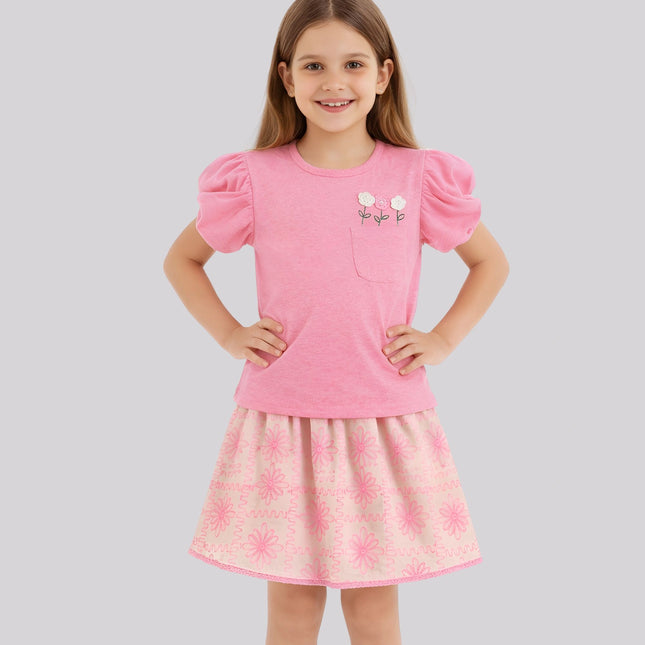 Girl’S Embroidered Skirt