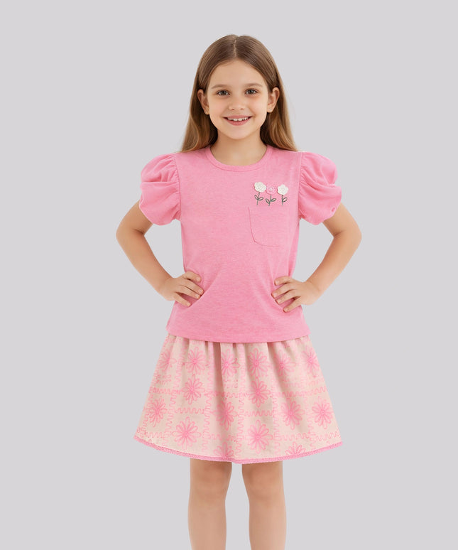 Girl’S Embroidered Skirt