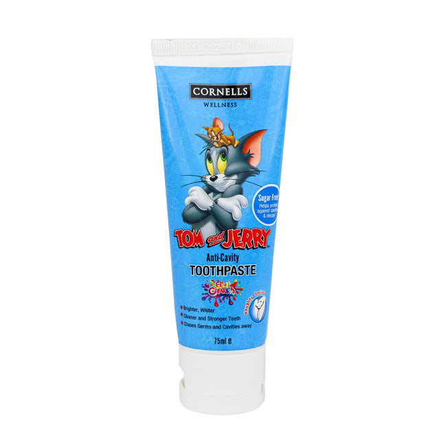 Tom and Jerry Anti-Cavity Toothpaste for Kids 75ml e (Fruit Crush)-Impulse Warehouse UAE
