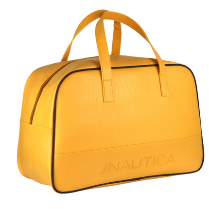 Nautica Croco Textured Leatherette Unisex Duffel Bag-xpressionsstyle