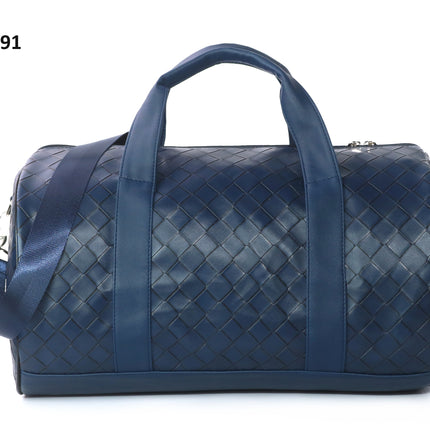 Nautica Intrecciato Leatherette Unisex Duffel Bag-xpressionsstyle