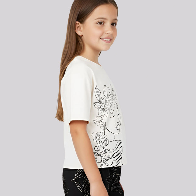 Girl's Casual Tee – image 2