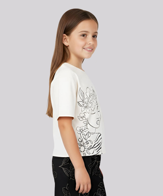 Girl's Casual Tee – image 2